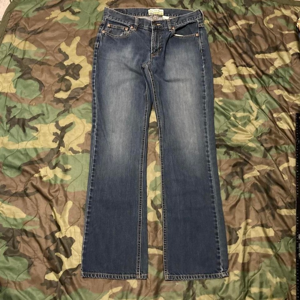 Old navy low waist bootcut jeans Vtg 00s coquette it girl cotton 8/29‎
